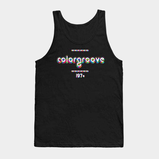 ColorGroove Retro-Rainbow-Tube nostalgia (wf) Tank Top by Blackout Design